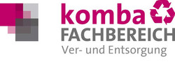 Logo des Fachbereichs Ver- und Entsorgung der komba gewerkschaft nrw (Bildmarke mit Schriftzug)
